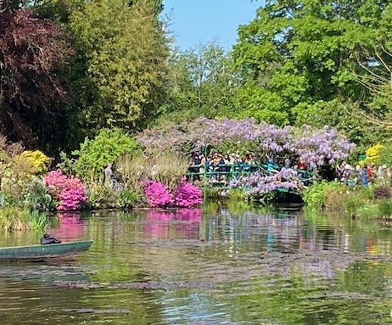 Monet’s garden in Giverny, France, 2023