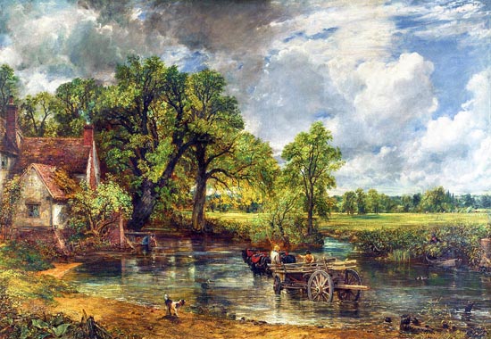 The Hay Wain by John Constable, 1821