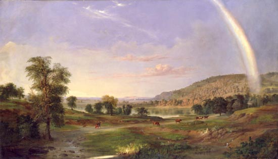 Landscape with Rainbow by Robert Duncanson, 1859